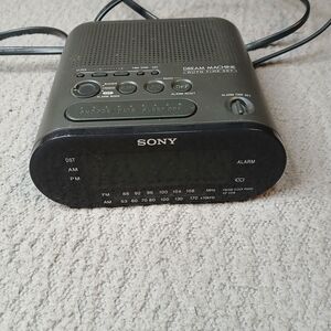 Sony Black Dream Machine Radio